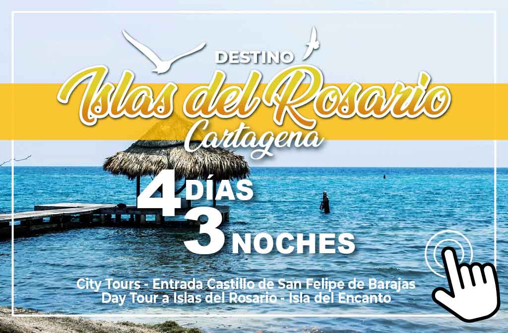 Cartagena Islas del Rosario 4 Días 3 Noches - Paipa Tours