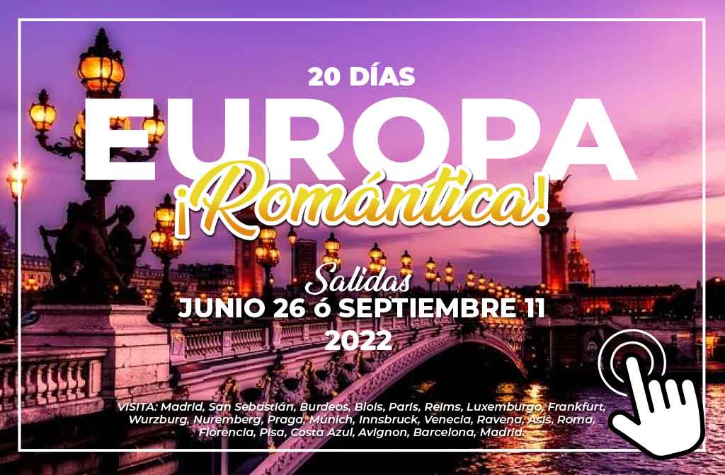 Europa Romántica 20 Días - Paipa Tours