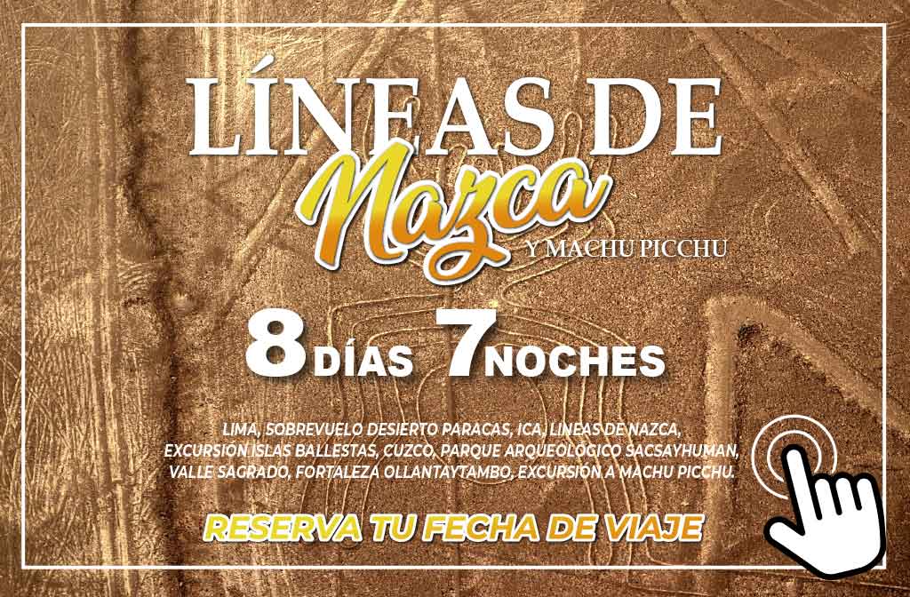 Líneas de Nazca 8 Días 7 Noches - Paipa Tours