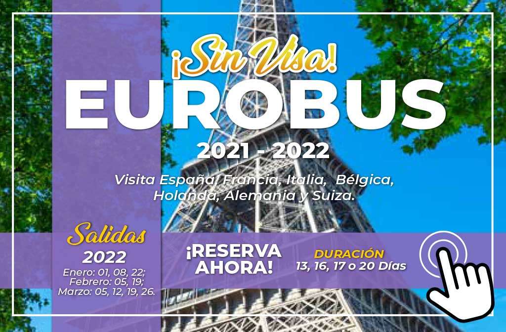 Eurobus Sin Visa - Paipa Tours