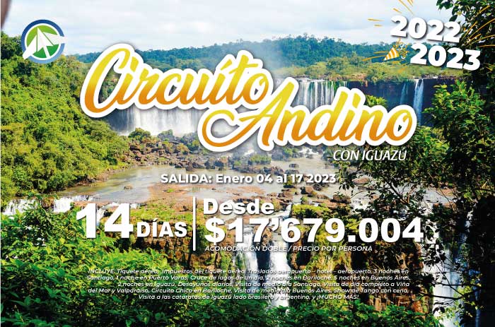 Circuito Andino con Iguazú 2022 2023 - PAIPA TOURS