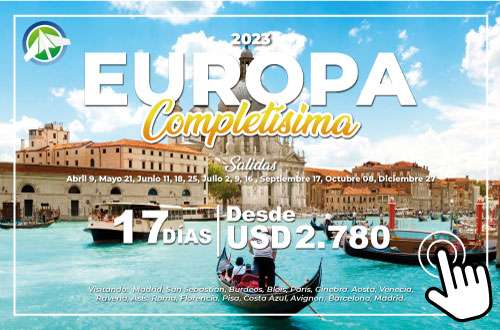 EUROPA 2023 - Europa Completísima - Paipa Tours