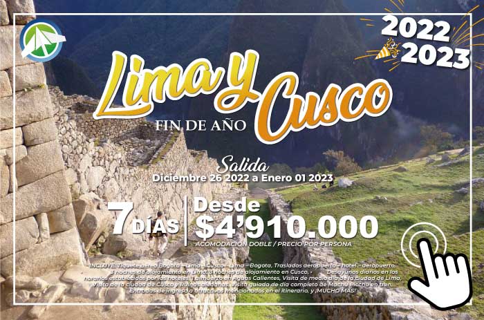 Planes y Viajes a Lima y Cusco fin de año 2022 2023 - PAIPA TOURS