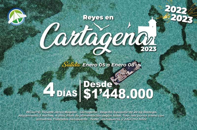 Reyes en CARTAGENA - Enero 5 al 8 2023 - PAIPA TOURS