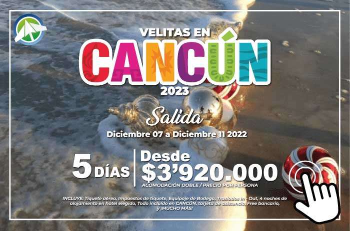 Viajes Planes a Cancún - Velitas 2022 en Cancún - PAIPA TOURS