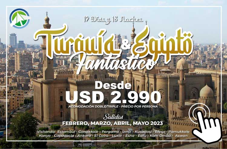 Planes a Turquía y Egipto Fantástico - 19 días 18 noches - PAIPA TOURS