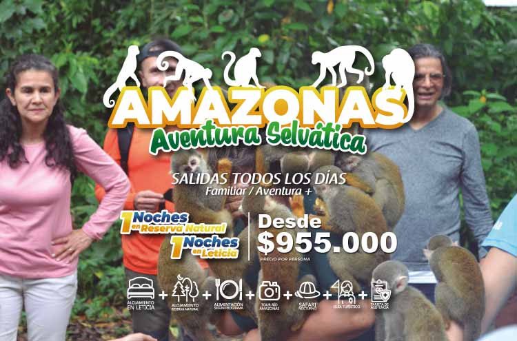 Planes Viajes Amazonas aventura selvática - 3 días 2 noches - Paipa Tours