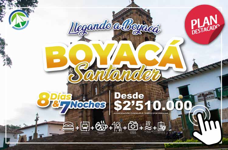 Viajes a Boyacá y Santander llegando a Boyacá - Paipa Tours 2023