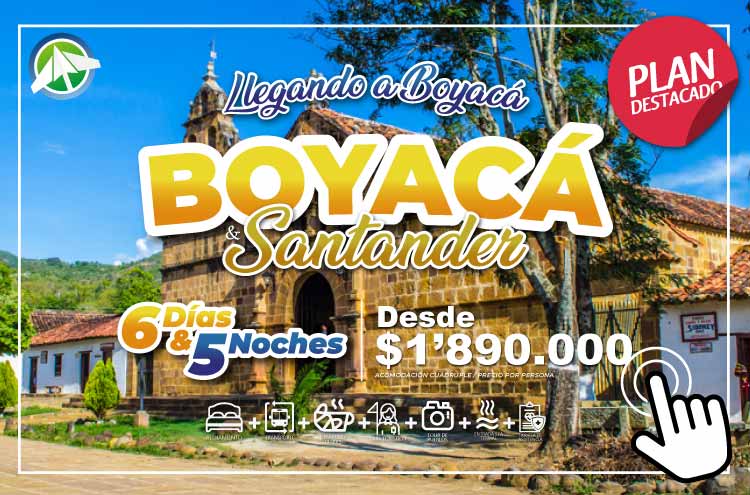Viajes a Boyacá y Santander llegando a Boyacá - Paipa Tours 2023