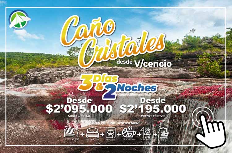 Planes a Caño cristales 3 días 2 noches desde Villavicencio - PAIPA TOURS 2023