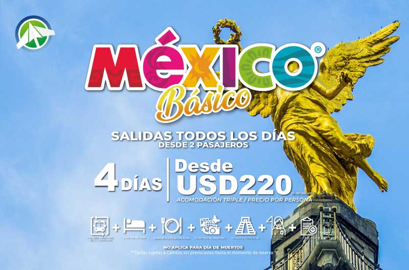 México básico 4 días 3 noches - Paipa Tours