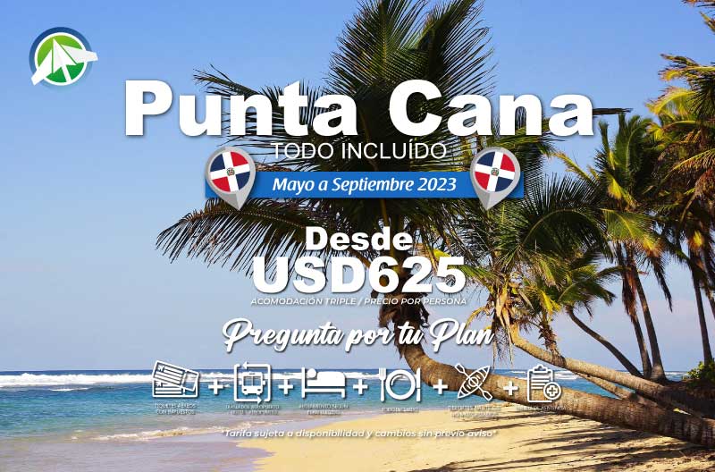 Viajes Planes a Punta Cana Todo Incluido - Paipa Tours