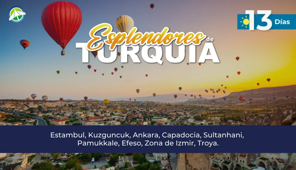 Tour a Turquía desde Colombia - Esplendores de Turquía con Paipa Tours 2025